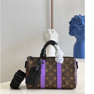 พรี​ ราคา7000 Lv louis vuitton keepall 25cm M20900 กระเป๋าสะพาย กระเป๋าสะพายไหล่