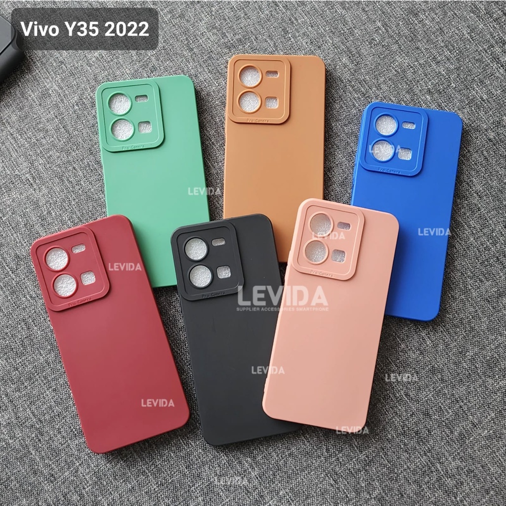 Vivo Y35 Vivo V7 Softcase procamera Silicon Matte case Vivo Y35 Vivo V7