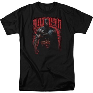 Batman Red Glow DC Comics T-Shirt เสื้อเด็กหญิง เสื้อยืดสไตล์เกาหลี เสื้อยืดชาย เสื้อยืดไม่ต้องรีด