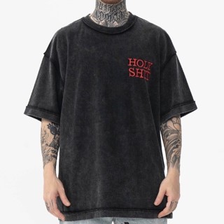 Spenzer.street | 🖤  Holy shit tee โอเวอร์ไซส์ เสื้อผ้าสตรีท อปป้า เกาหลี y2k ทราวิส 2pac ฮิต 2022  มาใหม่