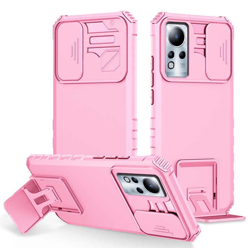 พร้อมส่ง เคสโทรศัพท์มือถือ กันกระแทก พร้อมตัวป้องกันกล้อง หรูหรา สําหรับ Infinix Note 11 Note 12 X663 X663B X663C X663D 2022