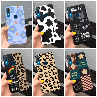 Vivo Y91 Y91i Y91C Y90 Y93 Y95 Y1S 2020 เคสโทรศัพท์ ซิลิโคนนุ่ม พิมพ์ลาย น่ารัก สีลูกกวาด