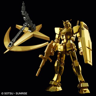 [Direct from Japan] BANDAI Gundam Base Limited HG RX-78-2 Gundam Action Base GOLD COATING 1/144 Japan NEW