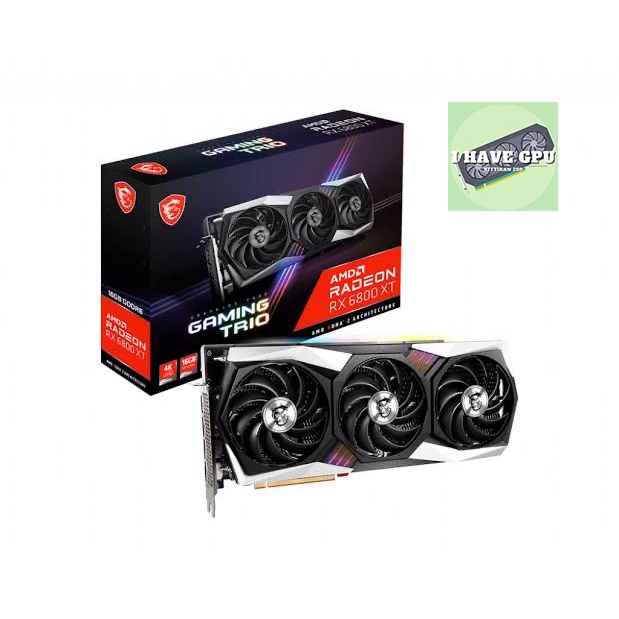 MSI RADEON RX 6800 XT GAMING X TRIO 16G - 16GB GDDR6