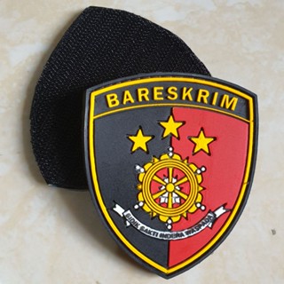 ใหม่ล่าสุด แผ่นปะยาง ลายโลโก้ bareskrim สําหรับตํารวจ ตํารวจ เวลโคร