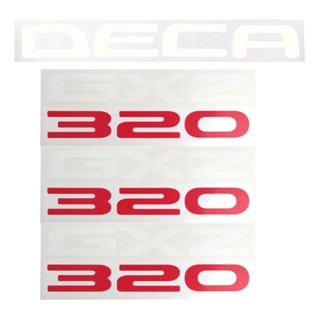 สติกเกอร์แผงหน้า DECA รง. "GXZ320"  [09008564] (1ชุด)