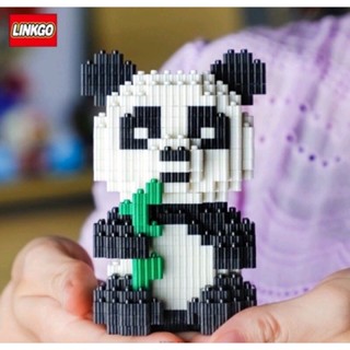 เลโก้เฟือง Size L - Linkgo 68243 Panda 390pcs (แบบเฟือง)