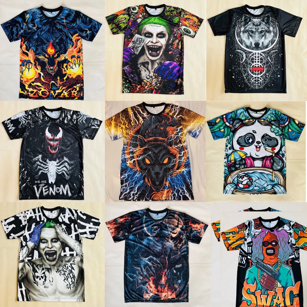 💥💥พร้อมส่ง 💥💥เสื้อยืดสกรีนลาย กราฟฟิก ผ้าลื่น ลายการ์ตูน เสื้อพร้อมส่ง ผ้าไมโคร OPV เสื้อกราฟฟิก