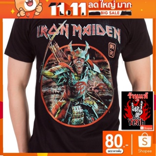 เสื้อวง IRON MAIDEN เสื้อวินเทจ ผ้าร้อยแท้ เสื้อวินเทจ ไอเอิร์นเมเดน ไอร่อน RCM1842