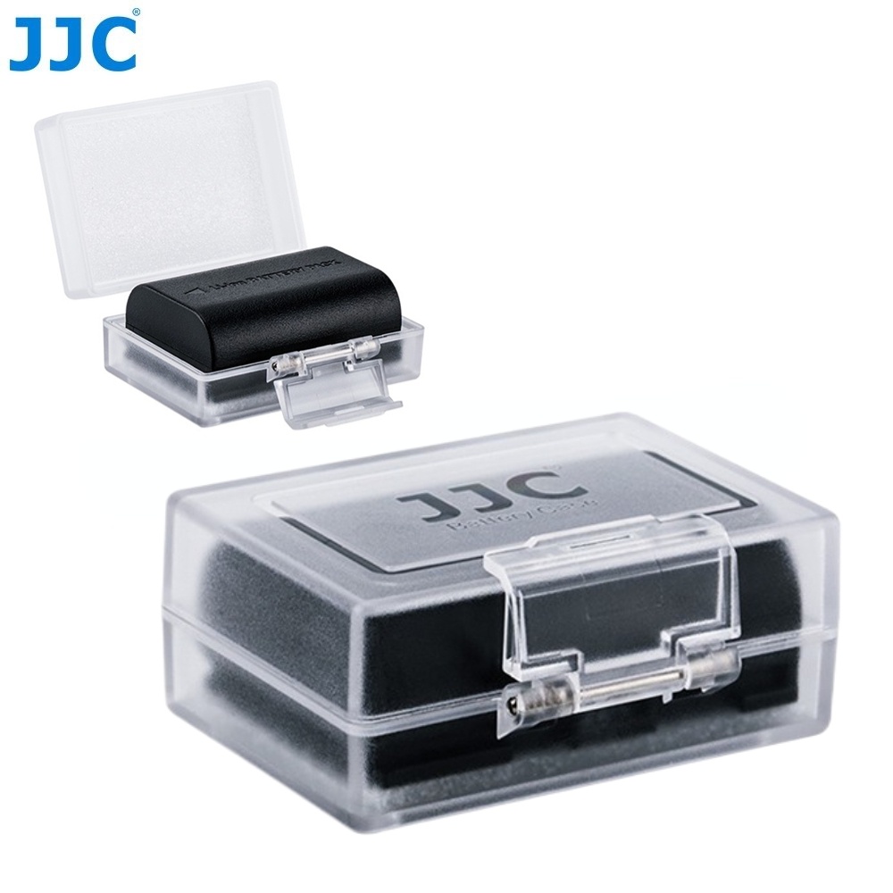 JJC กล่องเก็บแบตเตอรี่กล้อง สําหรับ Fujifilm NP-W126 W126S NP-95 NP-FW50 NP-FZ100 NP-BX1 LP-E6 LP-E6N LP-E8 LP-E10 LP-E5 LP-E12 LP-E17 EN-EL15 EN-EL15a EN-EL14a EN-El3e BLN1