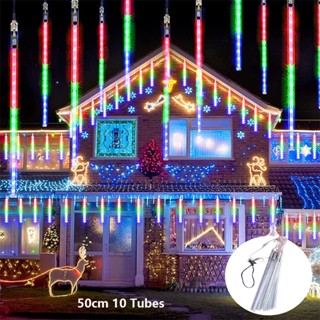สายไฟหิ่งห้อย Led รูปฝนดาวตก สําหรับตกแต่งงานแต่งงาน ปาร์ตี้คริสต์มาส