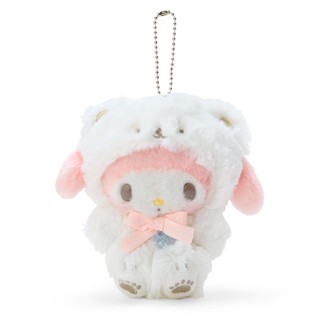 B[ส่งตรงจากญี่ปุ่น] พวงกุญแจตุ๊กตา Sanrio Fuwa Snow Design My Melody Japan Sanrio Characters