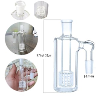 อุปกรณ์เสริมแก้วใส 5 Inch Clear Glass Accessories แก้วใส Ash Catcher14 มม. 90 องศา