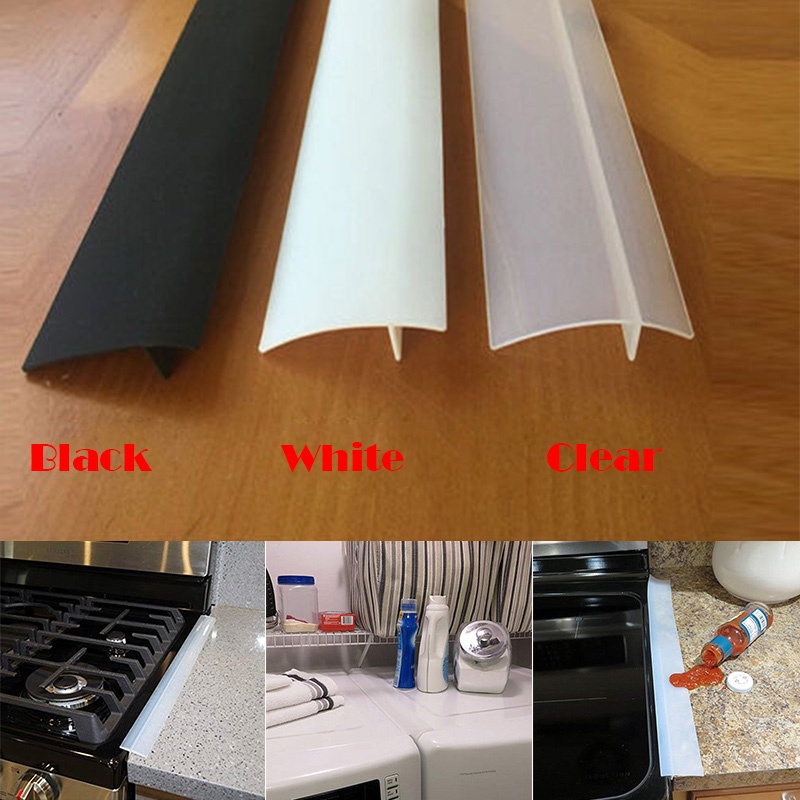 Silicone Stove Counter Gap Filler Sealing Spills Fillers Tshaped Strip