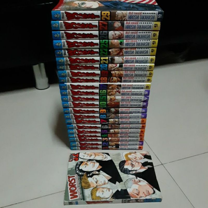 หนังสือการ์ตูนมังงะ WORST,หนังสือการ์ตูนHIDEYUKI YONEHARA แสบกว่านี้มีอีกไหม วอร์ส ฮิโรชิ ทาคาฮาชิ
