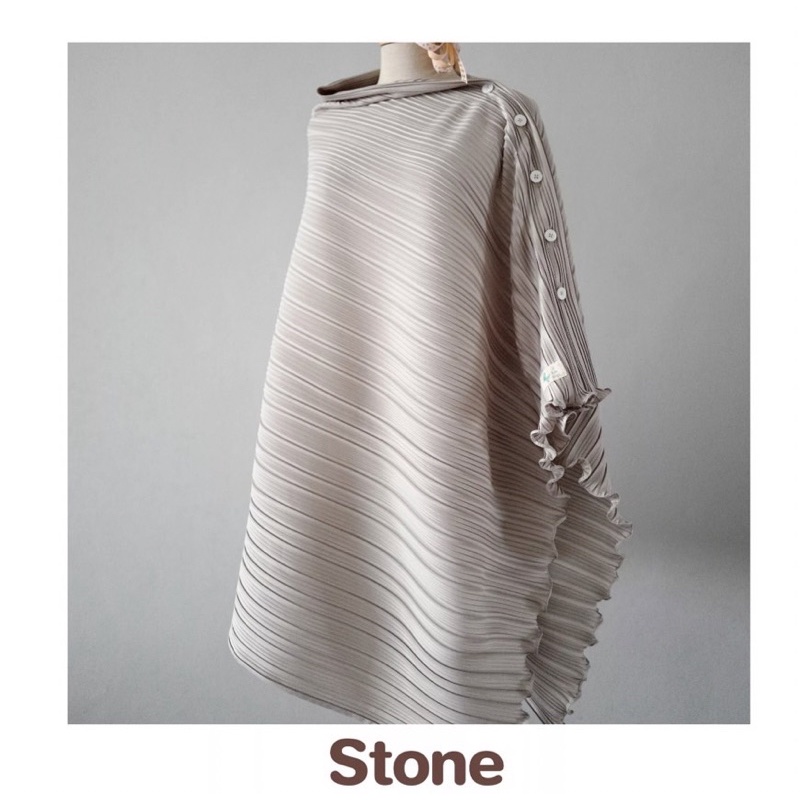 QD Little Things ผ้าคลุมให้นม รุ่น Flexi ผ้าพลีท สี Stone