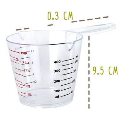 ถ้วยตวงมีด้ามจับ 400 ml มีสเกล - รูปที่ 4