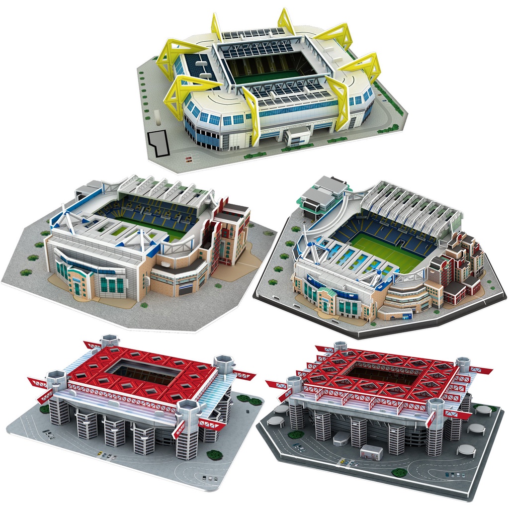 ยิมนาเซียม LFC LIV 3D แอนฟิลด์ สนามกีฬา‌ EPL English Premier League Camp Nou Bernabeu Old Trafford Arsenal Emirates Munich metropolitano Football Field UEFA Champions League Model