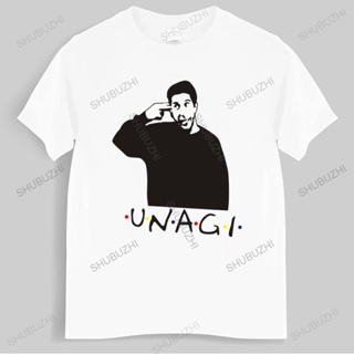 เสื้อยืดผ้าฝ้ายพิมพ์ลายขายดี เสื้อยืดผ้าฝ้าย พิมพ์ลาย Friends Ross Unagi Tv Series ของขวัญ สําหรับผู้ชาย