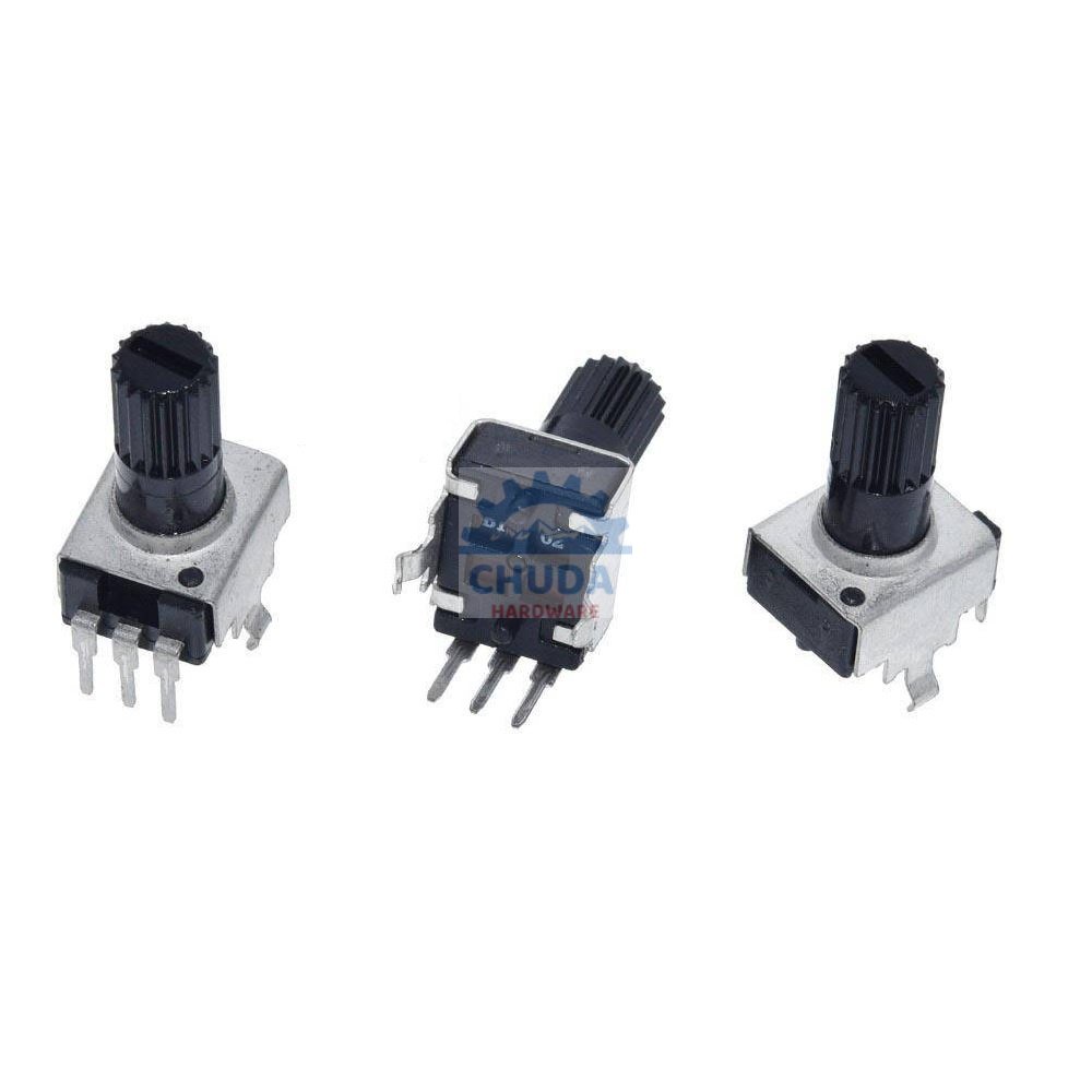 โพเทนชิโอมิเตอร์ Potentiometer วอลลุ่ม VR ปรับค่า RV09 Vertical 3 ขา B102 ถึง B105 #RV09 แนวตั้ง 13m