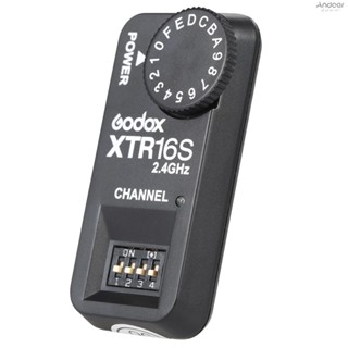 รีโมทควบคุมแฟลช Godox XTR-16S 2.4G แบบไร้สาย สําหรับ VING V860 V850