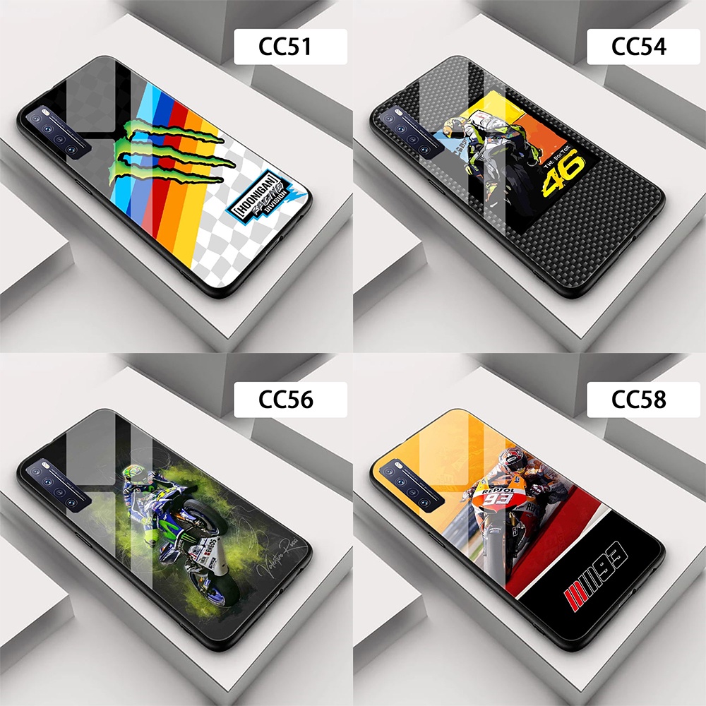 PC Plexiglass Back Case Moto GP Series VIVO Y39 (5G)/Y29(4G)/Y20/Y20S/Y20A/Y20i/Y12S/Y12A/Y12D/Y17/Y