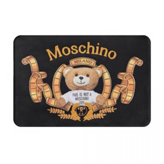 Moschino (3) พรมเช็ดเท้า ผ้าสักหลาด กันลื่น ดูดซับน้ํา แห้งเร็ว สําหรับห้องน้ํา 16x24 นิ้ว พร้อมส่ง