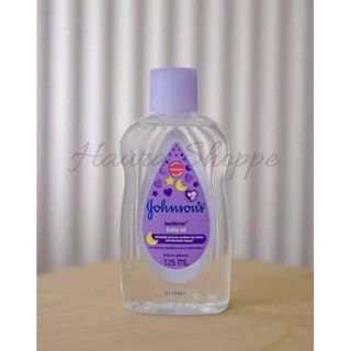 Johnsons Bedtime Baby Oil 125ml.จอห์นสัน เบดไทม์ พร้อมส่ง🎉