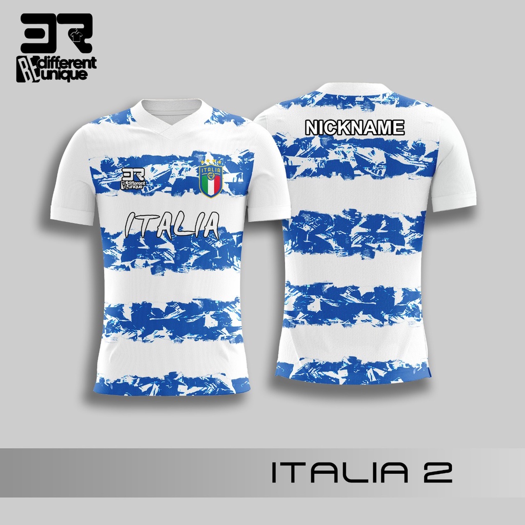 WORLD FOOTBALL JERSEY - ITALY 2 / FOOTBALL JERSEY / FOOTBALL SHIRT / KIDS JERSEY / ADULTS / JUMBO / 