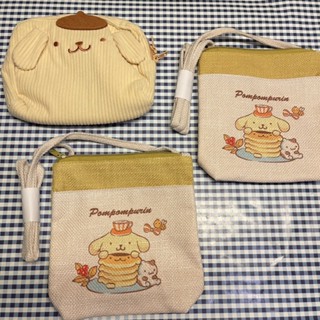 sanrio pompompurin ซานริโอ ปอมปอมพูริน กระเป๋า หนานุ่ม น่ารักมากเลยคะ หิ้วมาจากญี่ปุ่น แท้💯%