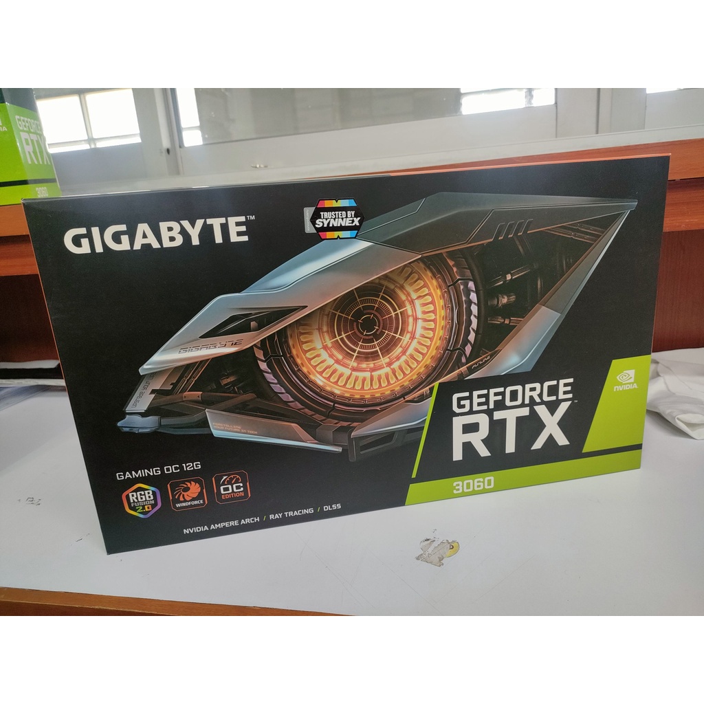 GIGABYTE GEFORCE RTX 3060  GAMING OC 12G  (REV. 2.0) (LHR) มือสอง