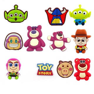 จี้การ์ตูนไดโนเสาร์ สุนัข จิบบิท สําหรับรองเท้า Croc Toy Story เครื่องประดับผู้หญิง