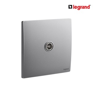 Legrand เต้ารับโทรทัศน์ แบบเสียบ 1 ช่อง สีเทาดำ TV Female Terminal Socket | Mallia Senses |Dark Silver|281151DS|BTiSmart