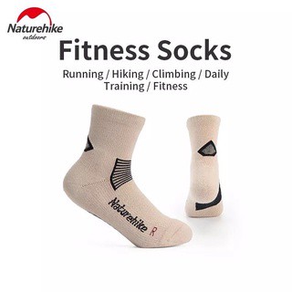 Naturehike NH21FS014 ถุงเท้า Fitness Right Angle Socks 2 Pairs