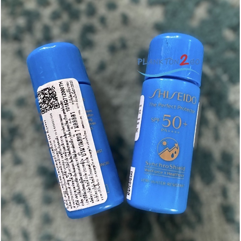 Shiseido Perfect UV Protector SPF50+ PA++++ Wetforce +Heat Force 7ml ฉลากไทย