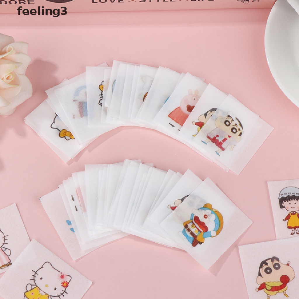 {FEEL3} สติกเกอร์กระดาษ ลายการ์ตูนซาลาเปา กินได้ สําหรับติดตกแต่งเค้ก 100 ชิ้น ต่อกล่อง
{feeling3} ก