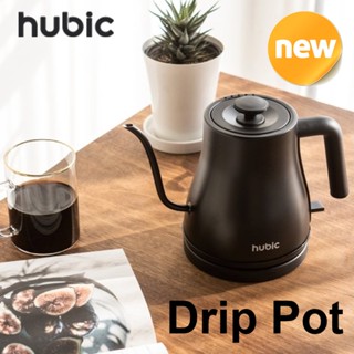 Hubic HB-1181DB Coffee Drip Pot Tea Kettle Milk Foam Maker 800ml Black Korea