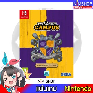 (มือ1) Nintendo Switch : Two Point Campus Enrollment Edition แผ่นเกม มือสอง สภาพดี