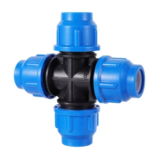 32 มม.PVC PE Tube Tap Water Splitter พลาสติก Quick Valve Connector สวนการเกษตรชลประทานอุปกรณ์ท่อน้ํา