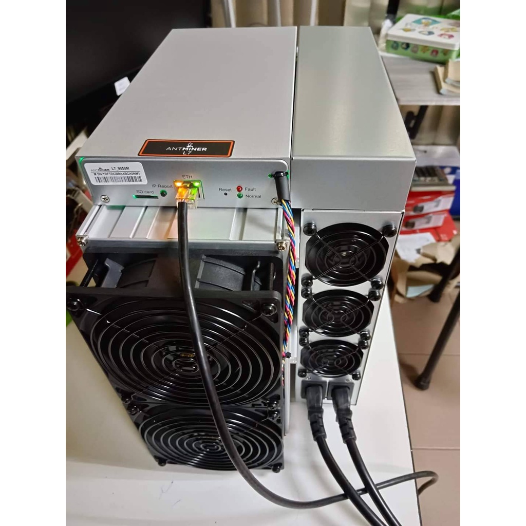Bitmain Antminer L7 (9.05Gh) มือ2 พร้อมส่ง รายได้400ต่อวัน