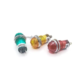 ราคา 1ตัว 👉👉 หลอดไฟโชว์ หลอดตาแมว(หัวเพชร) ขนาดเกลียว 14มิล มี 3สี 12VDC 24VDC 220VAC