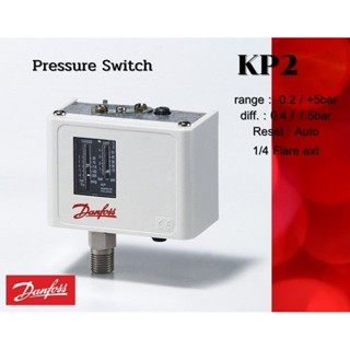 Pressure Switch Danfoss KP2 (-0.2 / +5.0 bar) ของแท้