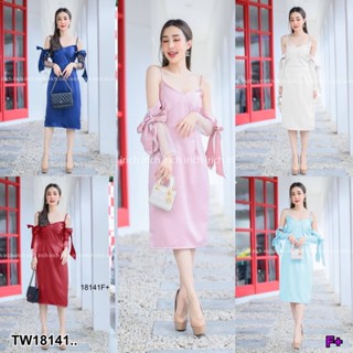 TW18141 Dress เดรสสายเดี่ยว