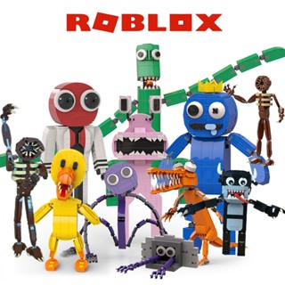 บล็อคตัวต่อ Roblox Rainbow Friends สีฟ้า สีม่วง ของเล่นสําหรับเด็ก 390 ชิ้น