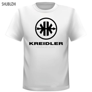 เสื้อยืด ผ้าฝ้าย พิมพ์ลายโลโก้ Kreidler แฟชั่นสําหรับผู้ชาย