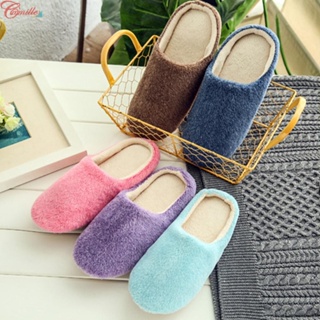 【CAMILLES】Slippers 1pair Anti-slip Winter Autumn Women Breathable Daily Household【Mensfashion】