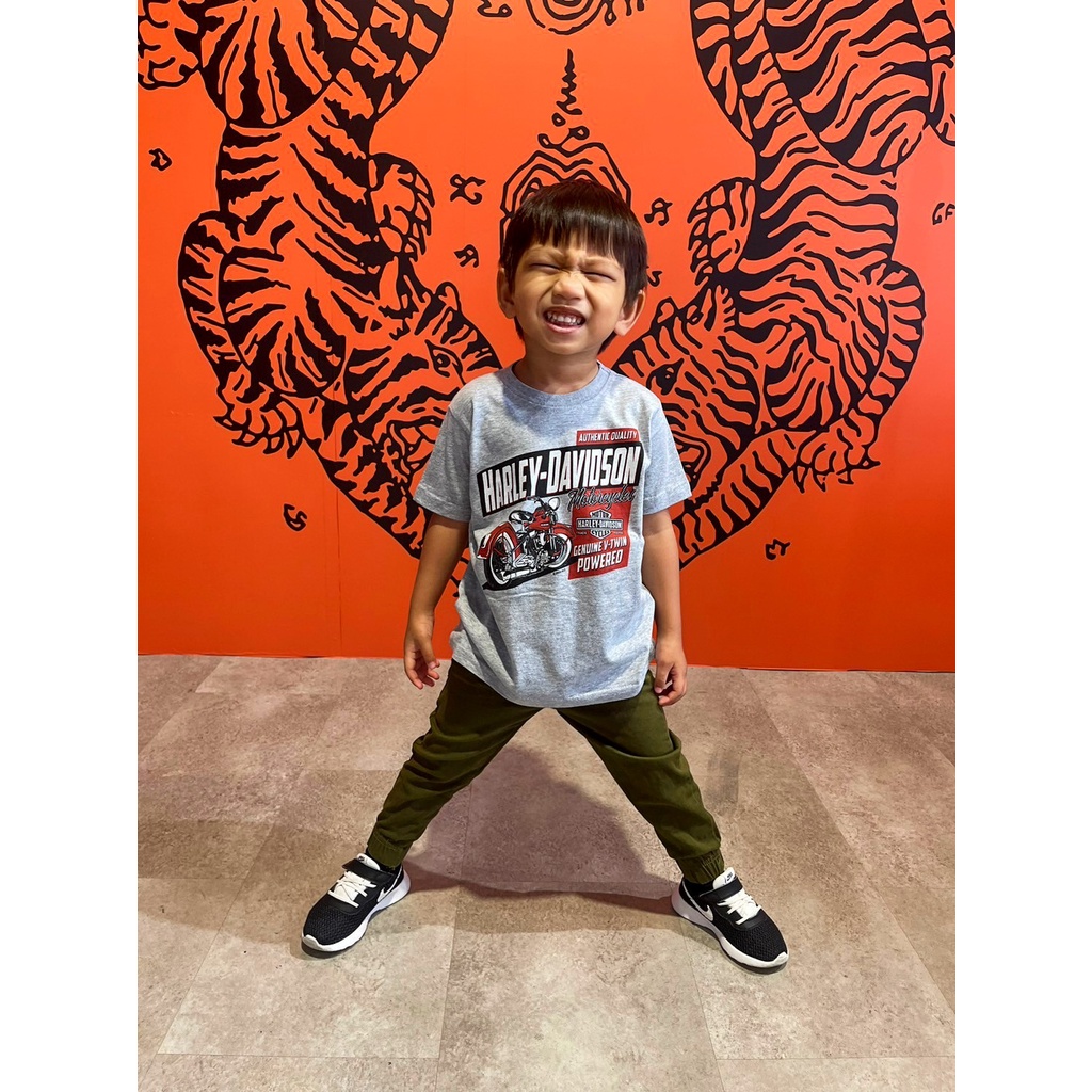 Discount เสื้อยืดเด็ก OLP ลิขสิทธิ์แท้  BYGONE-ATHLETIC HEATHER 40291211