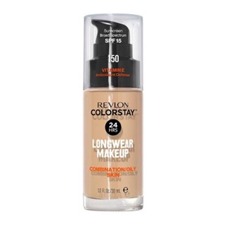 Revlon ColorStay Longwear Makeup #150 Buff 30 ml. เรฟลอน คัลเลอร์สเตย์ ลองแวร์ เมคอัพ