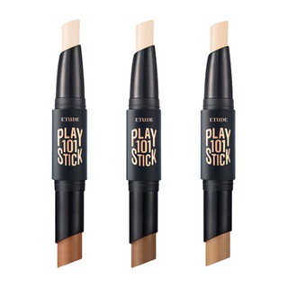 etude house play 101 stick contour duo รูปร่างคู่ 3colors 2g+3.8g