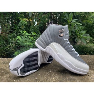 Jordan 12 Black Orchid silver/white gray/Black gold AJ12 รองเท้าผู้ชาย 40-47 S87B